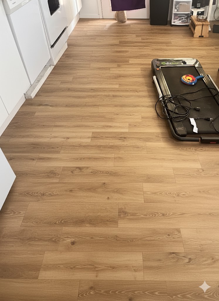 Después - Habitación con piso aplicado